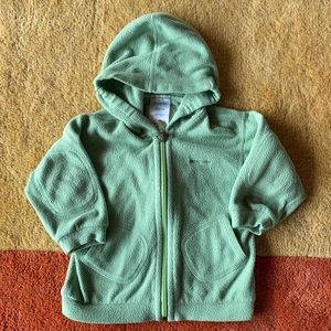 Patagonia Zip Up Hooded Baby Fleece Jacket 18 months